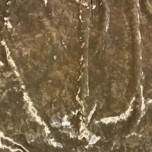 Beautiful drop sleeve silver velvet top by Say What? (S) - Picture 11 of 13